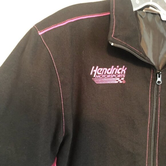 Nascar Ladies Bomber Jacket Black #88 Hendrick Motorsports Ladies M - Picture 5 of 16